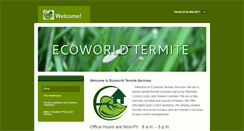 Desktop Screenshot of ecoworldtermite.com