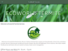 Tablet Screenshot of ecoworldtermite.com